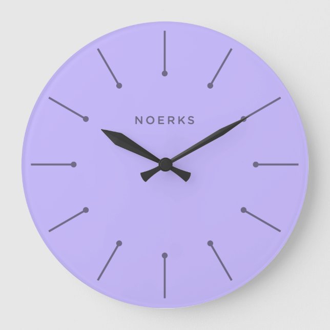 Noirva-Minimaluhr Große Wanduhr (Vorderseite)