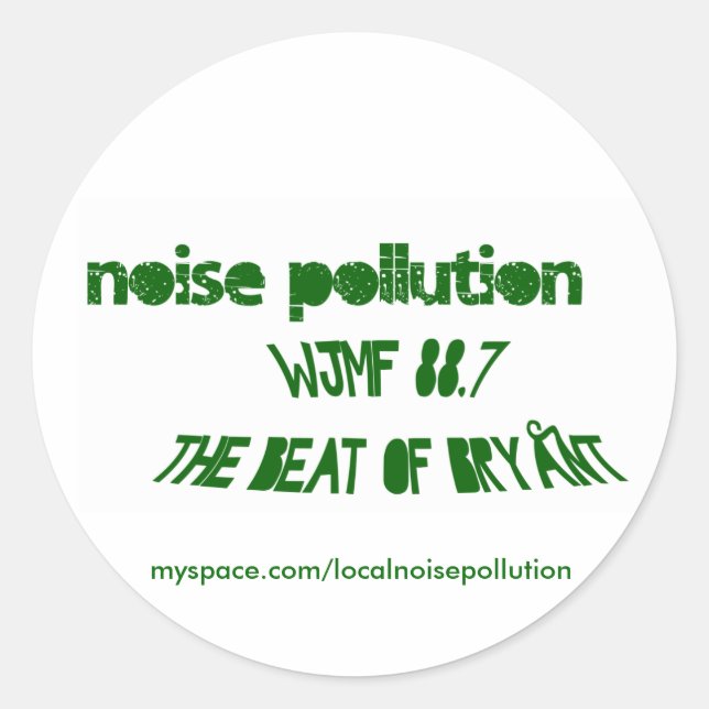Noise Pollution Sticker (Vorderseite)