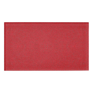 Noise Texture Tomato Red Name Tag - Anpassbar Namenschild