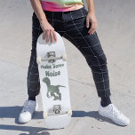 Noise Velociraptor Skateboard<br><div class="desc">Stalking Velociraptor Dinosaurier mit Make some Noise Text.</div>
