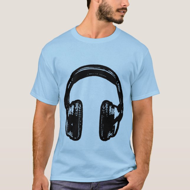 NOISEtrends Kopfhörer-T-Shirt T-Shirt (Vorderseite)