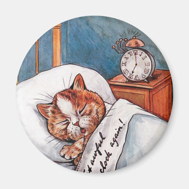 Noisy Alarm Clock, Louis Wain Magnet (Vorne)