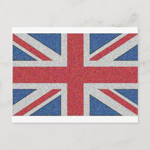 Noisy Union Jack Postkarte