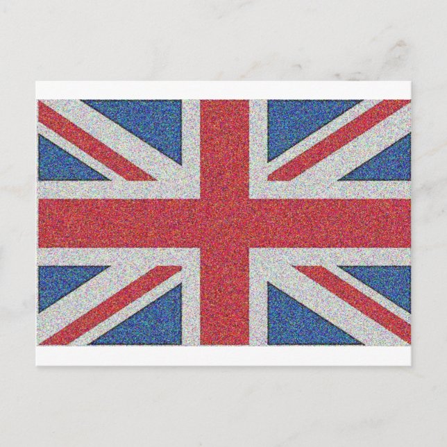 Noisy Union Jack Postkarte (Vorderseite)