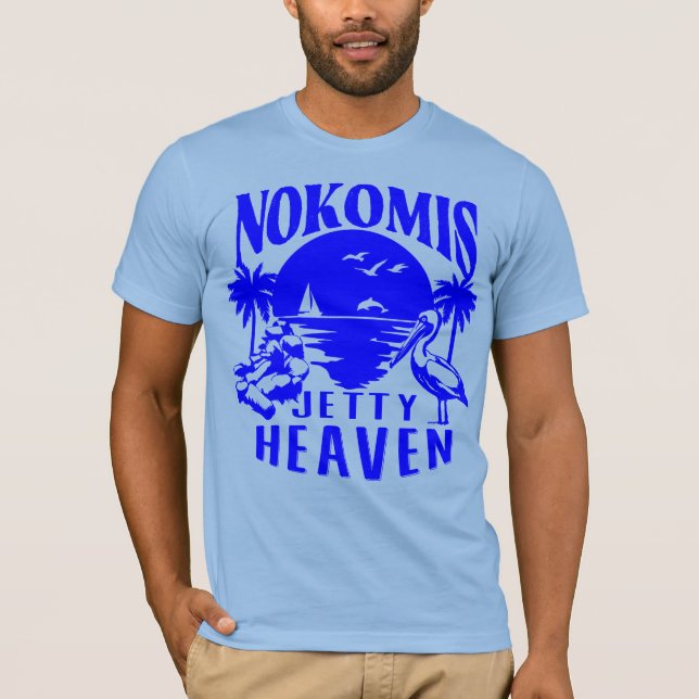 Nokomis Beach Florida - Jetty Heaven T-Shirt (Vorderseite)
