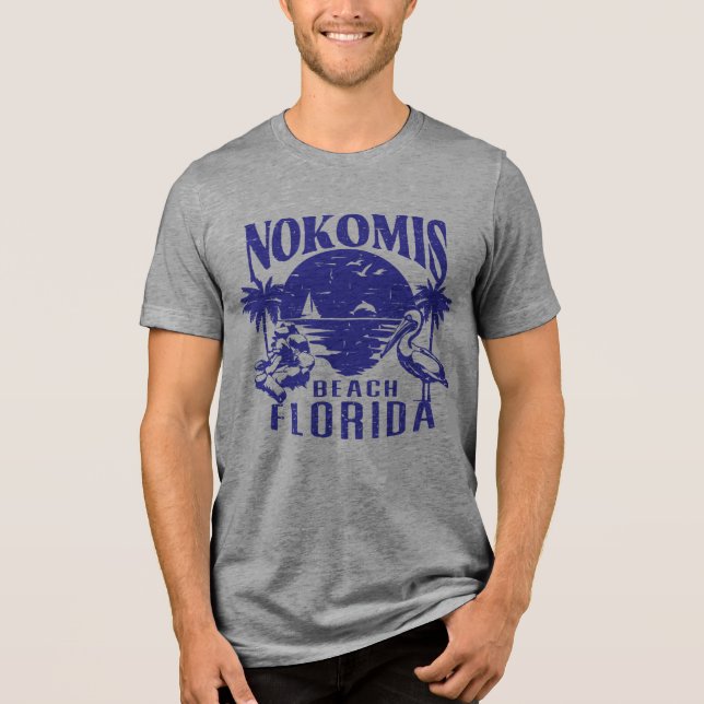 Nokomis Beach Florida Shirt (Vorderseite)