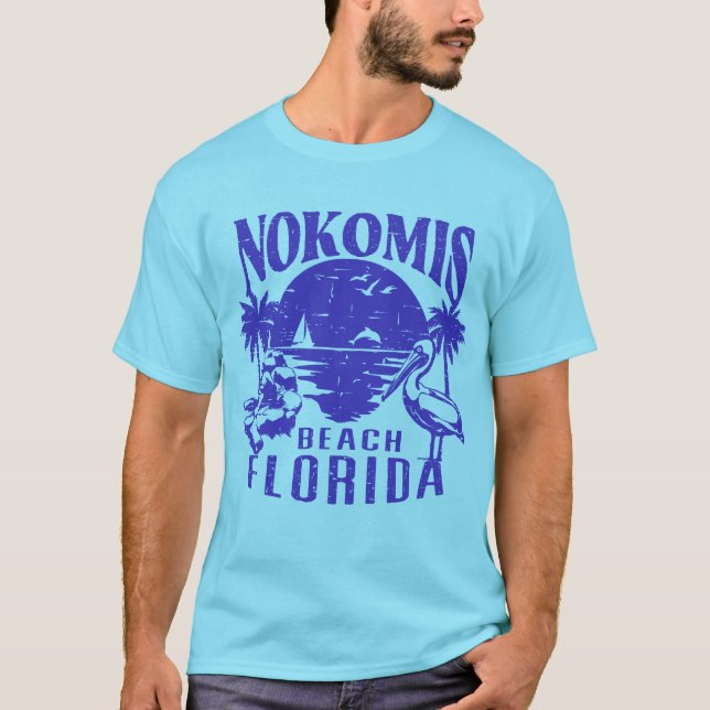 Nokomis Beach Florida T - Shirt (Vorderseite)