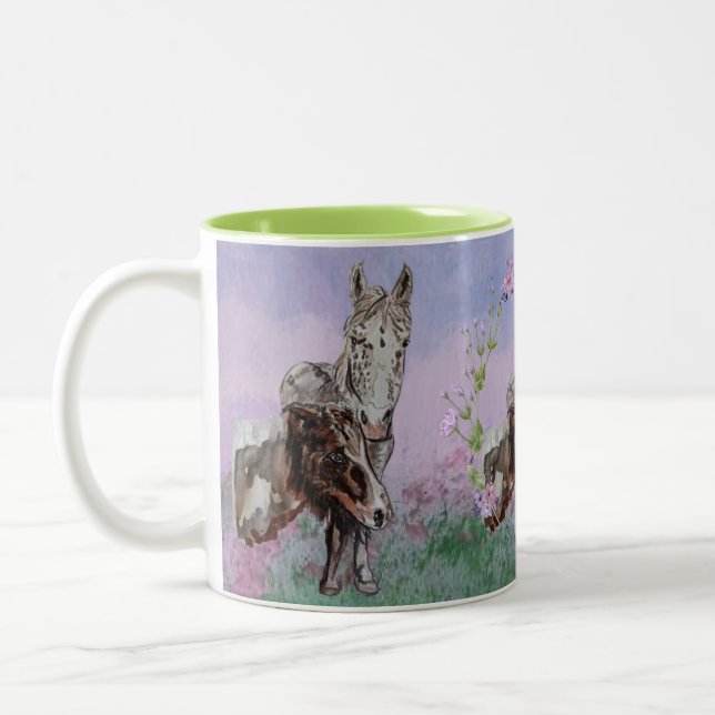 Nokomis Zwei-Tone-Kaffee-Tasse Zweifarbige Tasse (Links)
