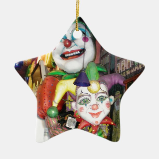 NOLA-Karneval Keramik Ornament (Vorne)
