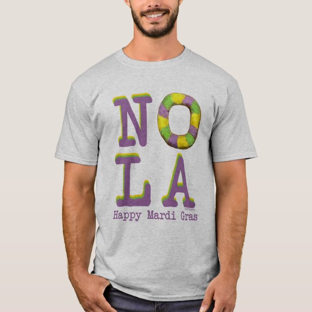 NOLA König Cake T-Shirt (Vorderseite)
