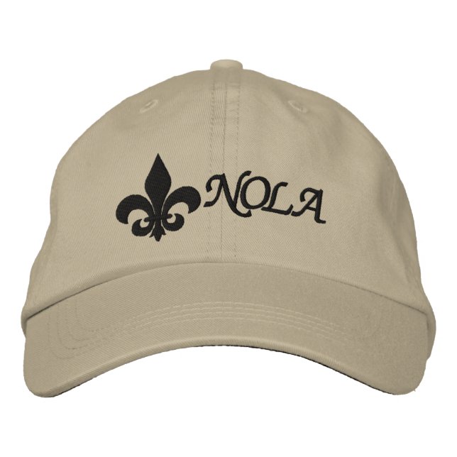 NOLA LILIE BESTICKTE BASEBALLKAPPE (Vorderseite)
