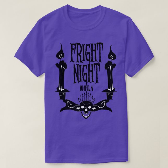 NOLA-Logo für die Nacht T-Shirt (Design vorne)