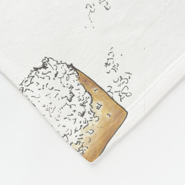 NOLA Louisiana New Orleans Beignet Pastry Feinschm Fleecedecke (Ecke)