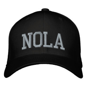 NOLA New Orleans Bestickte Baseballkappe