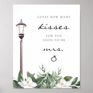 NOLA New Orleans Guess Wie viele Kisses Bridal Sig Poster