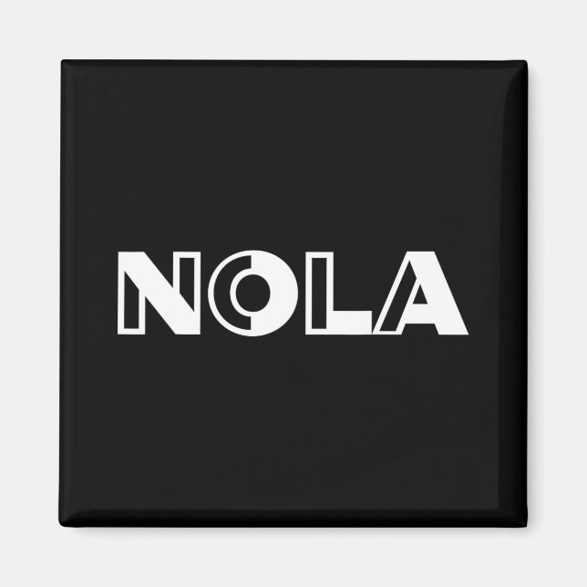 Nola New Orleans Tee Shirt  Magnet (Vorne)