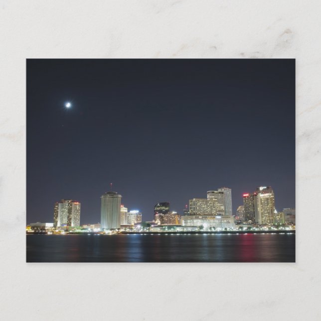 NOLA Skyline Postkarte (Vorderseite)