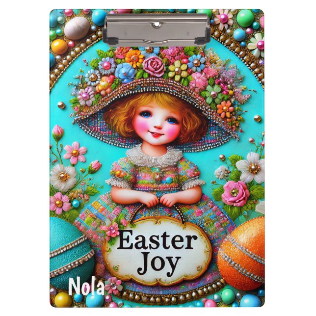 NOLA ~ VINTAGE MÄDCHEN ~ KLEMMBRETT (Vorderseite)