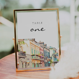 Nola - Watercolor New Orleans Tischnummer