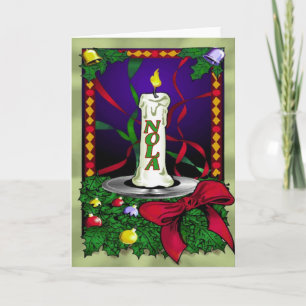 Nola-Weihnachtskarte Feiertagskarte