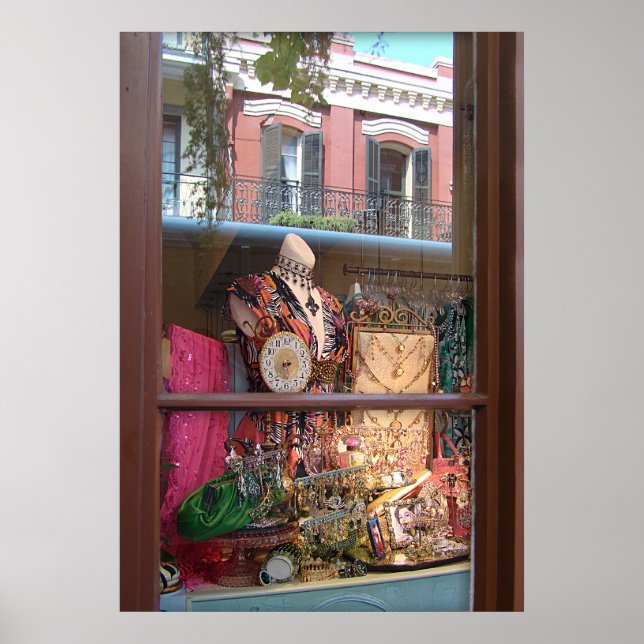 NOLA Window Reflection Poster (Vorne)