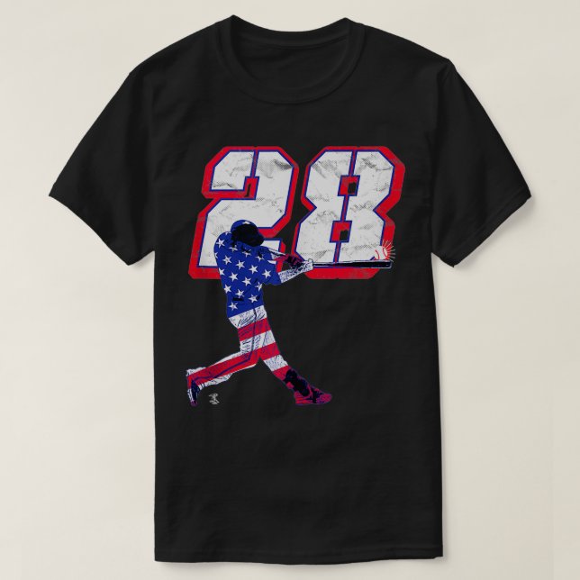 Nolan Arenado Flag Silhouette Gameday T-Shirt (Design vorne)