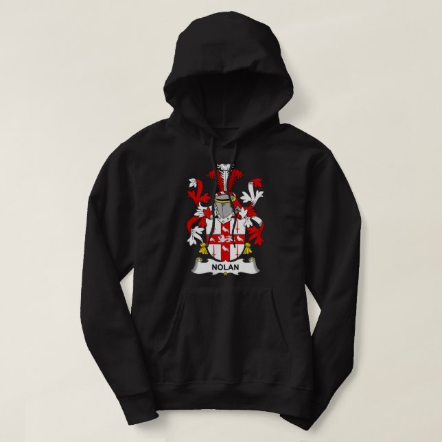 Nolan Coat of Arms  Family Crest  Hoodie (Design vorne)