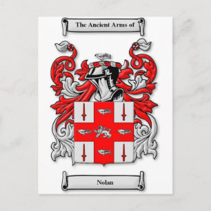 Nolan Coat of Arms Postkarte