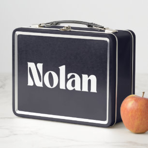 Nolan Name Personalisiert Metall Brotdose