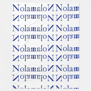 "Nolan" personalisierte Fleece-Decke Fleecedecke