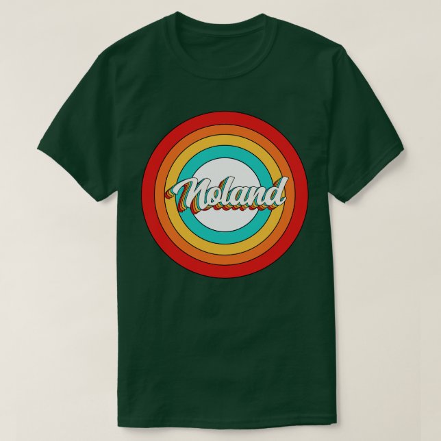 Noland Name Shirt Vintag Noland Circle (Design vorne)