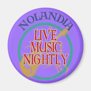 Nolandia Live Music Magnet