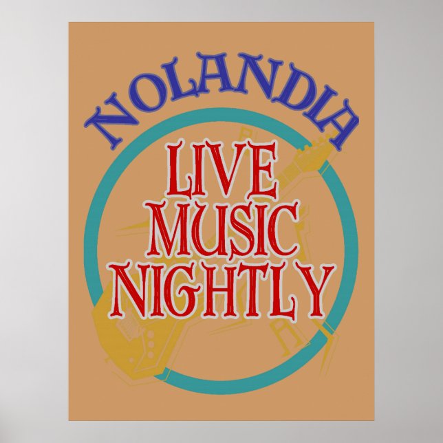 Nolandia Live Music Poster (Vorne)