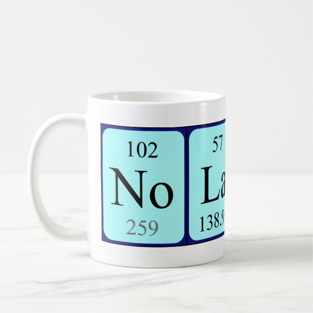 Nolann Periodenname Tasse (Links)