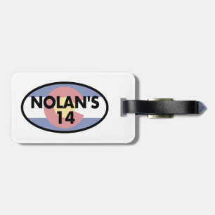 Nolans 14 Colorado Flag Oval Gepäckanhänger