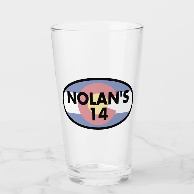 Nolans 14 Colorado Flag Oval Glas (Vorderseite)