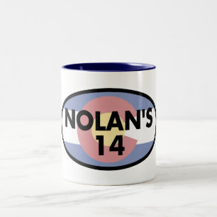 Nolans 14 Colorado Flag Oval Zweifarbige Tasse
