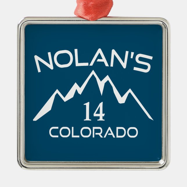Nolans 14 Colorado Ornament Aus Metall (Vorne)