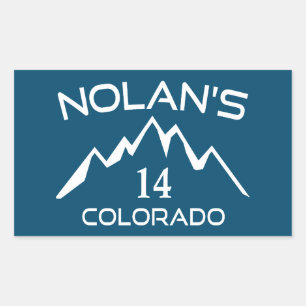 Nolans 14 Colorado Rechteckiger Aufkleber