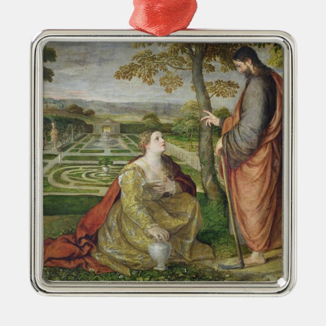 Noli ich Tangere Silbernes Ornament (Vorne)