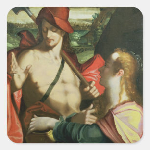 Noli Me Tangere 2 Quadratischer Aufkleber