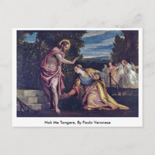 Noli Me Tangere von Paolo Veronese Postkarte