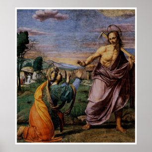 Noli Mi Tangere von Franciabigio Poster