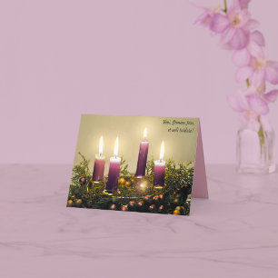 Noli Tardare — Advent Greeting Card Karte