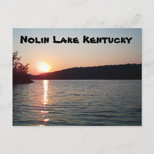 Nolin Lake Kentucky Postkarte (Vorderseite)