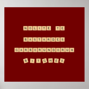 Nolite-Bastardes-Carborundorum Poster