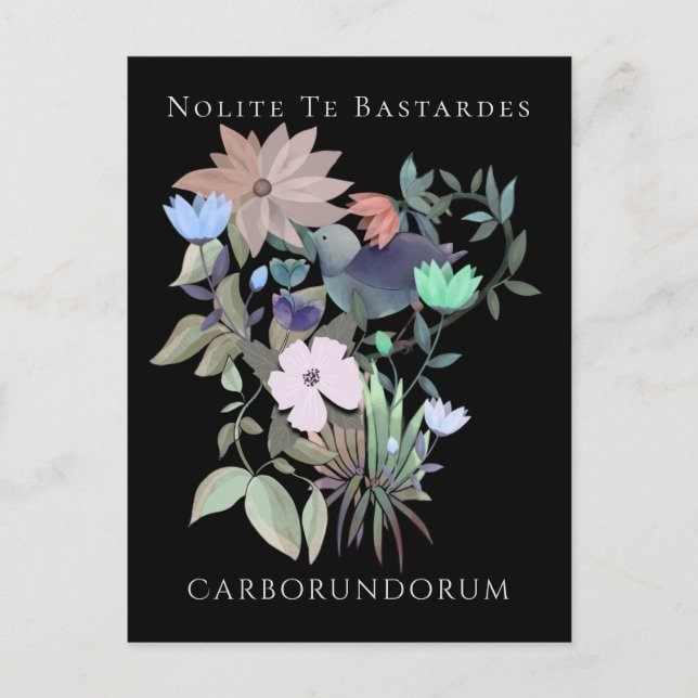 Nolite Te Bastardes Carborundorum Postkarte (Vorderseite)