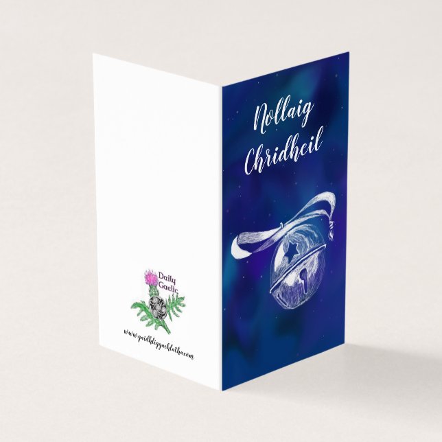 Nollaig Chridheil blue (Vorderseite)