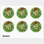 Nollaig Chridheil Scottish Christmas Runder Aufkleber<br><div class="desc">Stickers - - Nollaig Chridheil - Frohe Weihnachten - - Bearbeiten Sie den Text,  wenn Sie gewollt - - Sehen Sie die Sammlungen in meinem Laden für die Matching-Teller,  Napkins,  Untersetzer,  Tischsets,  Balloons und vieles mehr,  - in diesem und anderen Weihnachtsdesigns.</div>