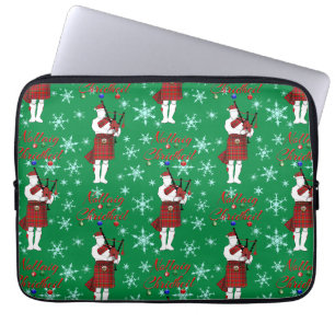 Nollaig Chridheil Scottish Merry Christmas Scottis Laptopschutzhülle